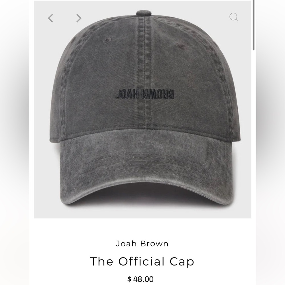 Joah Brown Black Cap